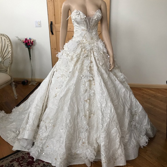 European Wedding gown euro 38. US 8 - Picture 12 of 12